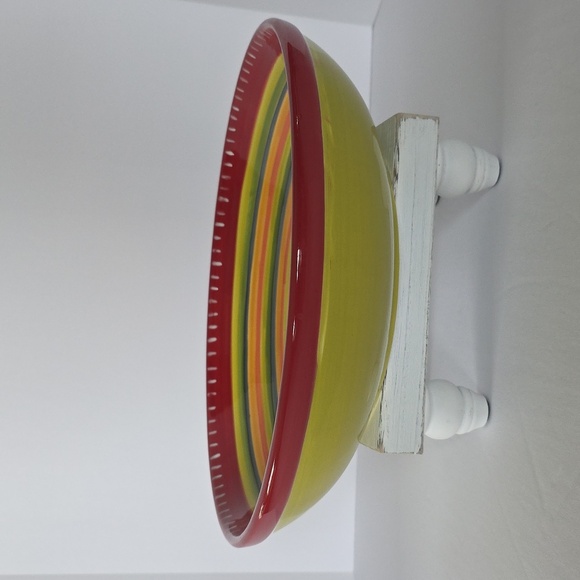 NANCY GREEN Large Multi Color/Serving/Pasta Bowl - Picture 8 of 8